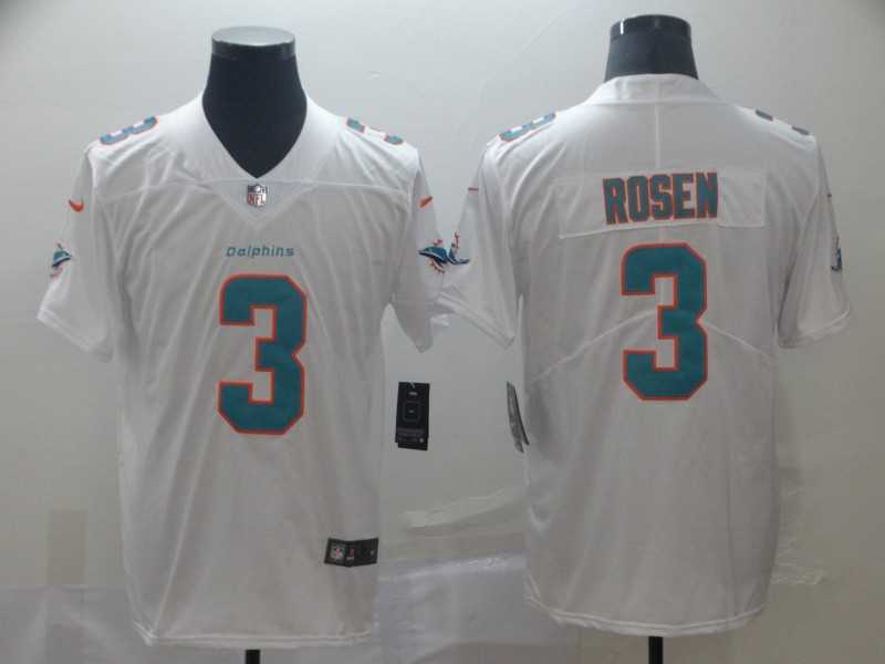 Nike Dolphins 3 Josh Rosen White Vapor Untouchable Limited Jersey,We sell and wholesale Nike Dolphins 3 Josh Rosen White Vapor Untouchable Limited Jersey on line form chian!